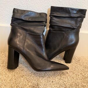 New Marc Fisher Black Heeled Boots